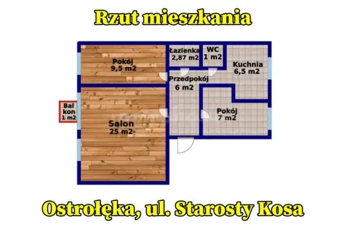 Ostrołęka ,  Starosty kosa   3