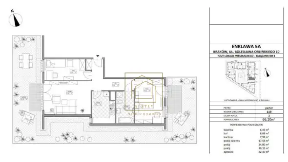 Kraków ,  Bolesława Orlińskiego   3