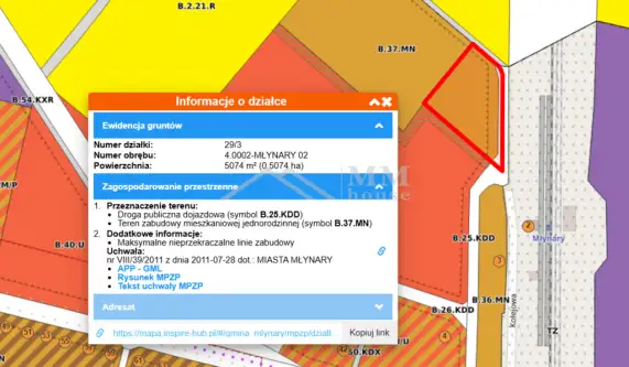 Młynary ,  Kolejowa   2