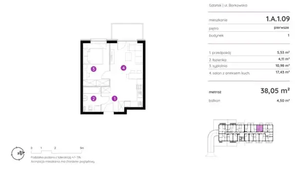 Gdańsk ,  Borkowska   11