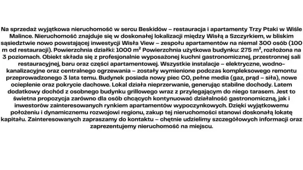 Wisła ,  Malinka   2