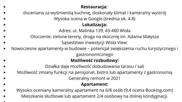 Wisła ,  Malinka   7