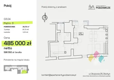 Olsztyn ,  Okopowa   5